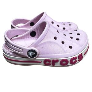 CROCS Bayaband Clog Orchid Pink Purple Size 9 Children’s Slip On Comfort Water